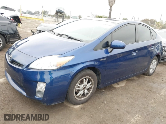 2011 Toyota Prius I with VIN JTDKN3DU5B0315694, listed as a IAAI auction lot 41891204 with 158,405 mi miles. Bid and sale history available at carsss.com. Image 2.