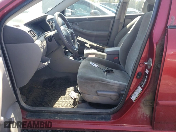 2006 Toyota Corolla CE with VIN 2T1BR32E26C710718, listed as a Copart auction lot 56579285 with 261,054 mi miles and Salvage title. Bid and sale history available at DreamBid. Image 7.