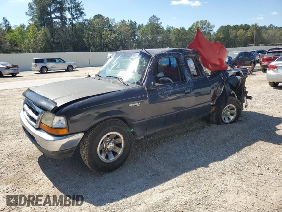 2000 Ford Ranger XL with VIN 1FTYR14V7YTA80976, listed as a Copart auction lot 83886484 with 224,594 mi miles and Salvage Title. Bid and sale history available at carsss.com. Image 1.