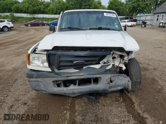 2005 Ford Ranger XL z VIN 1FTYR10D55PA07431, wystawiony jako Copart lot #59722365 z przebiegiem 153 851 mil mil oraz Czysty tytuł • Clean title. Historia ofert i sprzedaży dostępna na DreamBid. Obrazek 5.