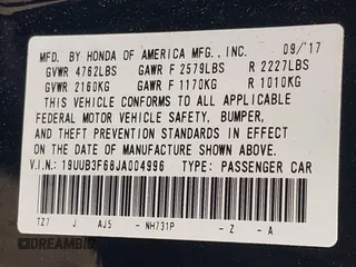 2018 Acura TLX w/A-SPEC Pkg z VIN 19UUB3F68JA004996, wystawiony jako IAAI lot #41846336 z przebiegiem 82 791 mil mil oraz . Historia ofert i sprzedaży dostępna na DreamBid. Obrazek 9.