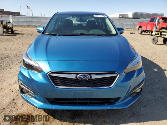 2017 Subaru Impreza Limited with VIN 4S3GKAU62H3622302, listed as a Copart auction lot 51876585 with 38,453 mi miles and Salvage Title. Bid and sale history available at DreamBid. Image 5.