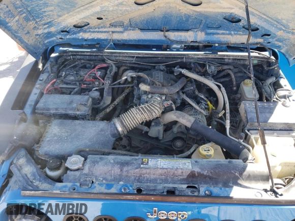 2011 Jeep Wrangler Rubicon with VIN 1J4BA6D15BL563410, listed as a Copart auction lot 76973964 with 68,334 mi miles and Salvage title. Bid and sale history available at DreamBid. Image 11.