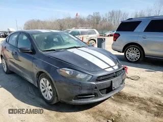 2014 Dodge Dart SXT with VIN 1C3CDFBB9ED791409, listed as a Copart auction lot 48862405 with 131,223 mi miles and Salvage Title. Bid and sale history available at carsss.com. Image 10.