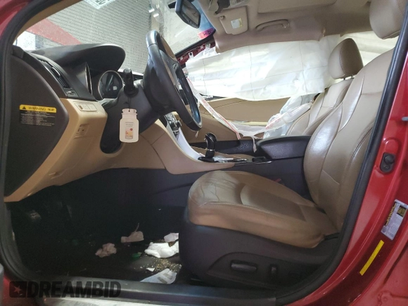 2013 Hyundai Sonata Limited with VIN 5NPEC4AC1DH626369, listed as a Copart auction lot 52663825 with 133,264 mi miles and Salvage Title. Bid and sale history available at carsss.com. Image 7.