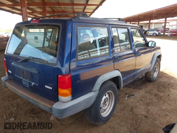 2000 Jeep Cherokee SE with VIN 1J4FT28S9YL243720, listed as a IAAI auction lot 42691462 with 196,522 mi miles and . Bid and sale history available at DreamBid. Image 4.