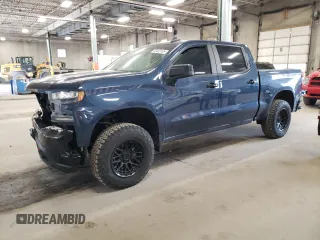 2021 Chevrolet Silverado 1500 LT Trail Boss with VIN 1GCPYFED9MZ349276, listed as a Copart auction lot 55455165 with 69,103 mi miles and Salvage Title. Bid and sale history available at DreamBid. Image 1.