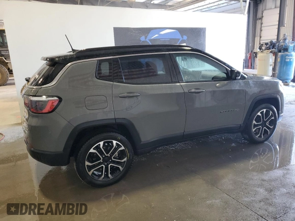 2023 Jeep Compass Limited with VIN 3C4NJDCNXPT564799, listed as a Copart auction lot 57844695 with 59,643 mi miles and Clean title. Bid and sale history available at DreamBid. Image 3.