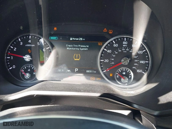 2021 Kia Telluride SX with VIN 5XYP5DHC4MG163336, listed as a IAAI auction lot 41613312 with 88,311 mi miles. Bid and sale history available at carsss.com. Image 7.