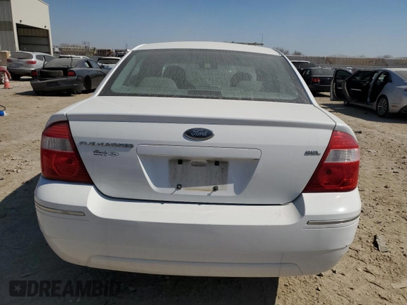 2006 Ford Five Hundred SEL with VIN 1FAFP241X6G167587, listed as a Copart auction lot 48551615 with 200,519 mi miles and Salvage Title. Bid and sale history available at carsss.com. Image 6.