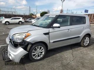 2012 Kia Soul + with VIN KNDJT2A6XC7400914, listed as a Copart auction lot 42729445 with 37,815 mi miles and Salvage Title. Bid and sale history available at carsss.com. Image 1.