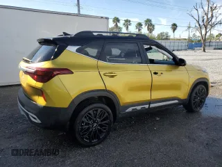 2022 Kia Seltos Nightfall with VIN KNDEUCA20N7241650, listed as a Copart auction lot 87296294 with 48,740 mi miles and Non Repairable. Bid and sale history available at carsss.com. Image 3.