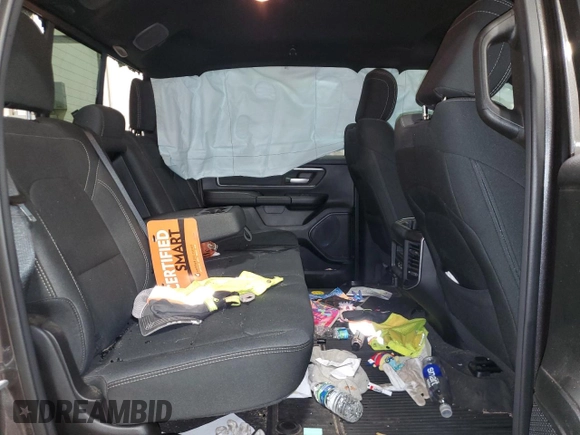 2021 Ram 1500 Big Horn with VIN 1C6SRFFT3MN590925, listed as a Copart auction lot 83528574 with 50,995 mi miles and Salvage title. Bid and sale history available at DreamBid. Image 10.