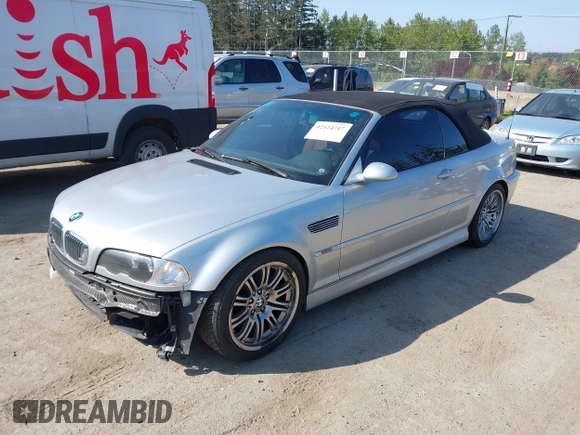 2002 BMW 3 Series M3 with VIN WBSBR934X2EX22768, listed as a IAAI auction lot 42124717 with 141,410 mi miles. Bid and sale history available at carsss.com. Image 17.