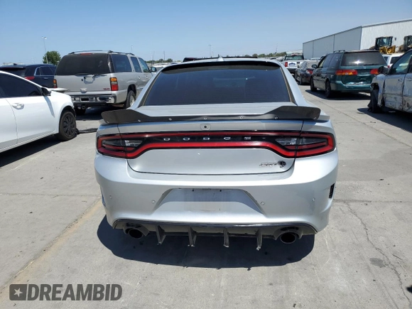 2019 Dodge Charger SRT Hellcat with VIN 2C3CDXL96KH588025, listed as a Copart auction lot 64705614 with 49,659 mi miles and Salvage Title. Bid and sale history available at DreamBid. Image 6.