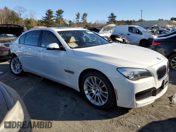 2015 BMW 7 Series 740Li xDrive with VIN WBAYF4C55FD874195, listed as a Copart auction lot 39701134 with 55,065 mi miles and . Bid and sale history available at DreamBid. Image 4.
