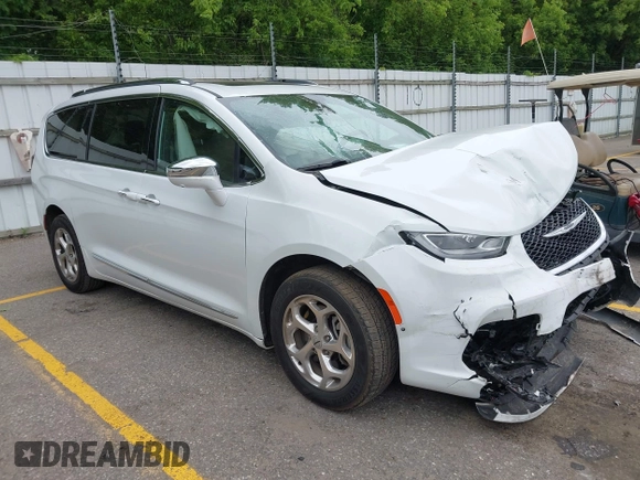 2021 Chrysler Pacifica Limited with VIN 2C4RC3GG8MR508358, listed as a IAAI auction lot 42470026 with 94,040 mi miles and . Bid and sale history available at DreamBid. Image 1.