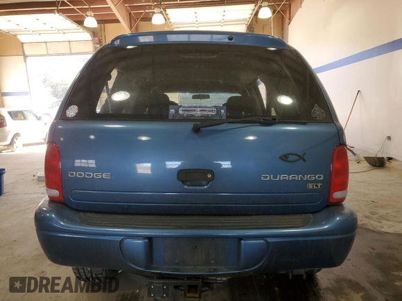2003 Dodge Durango SLT with VIN 1D4HS48Z63F627541, listed as a Copart auction lot 42288755 with 265,987 mi miles and Salvage Title. Bid and sale history available at DreamBid. Image 6.