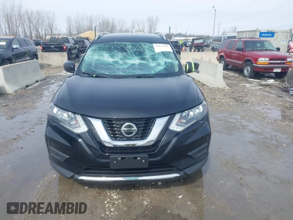 2019 Nissan Rogue SV with VIN 5N1AT2MV7KC811028, listed as a IAAI auction lot 41847182 with 48,745 mi miles. Bid and sale history available at carsss.com. Image 12.