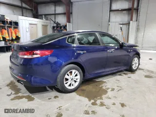 2018 Kia Optima LX with VIN 5XXGT4L34JG224620, listed as a Copart auction lot 87284024 with 121,969 mi miles and Salvage Title. Bid and sale history available at carsss.com. Image 3.