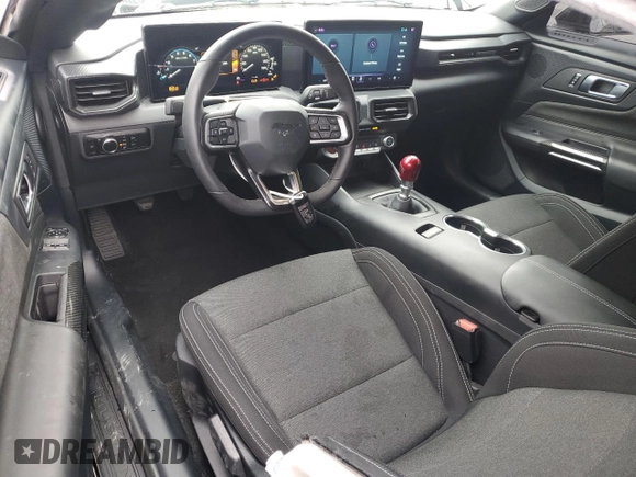 2024 Ford Mustang GT with VIN 1FA6P8CF3R5411497, listed as a Copart auction lot 55979545 with 6,607 mi miles and Salvage title. Bid and sale history available at DreamBid. Image 8.