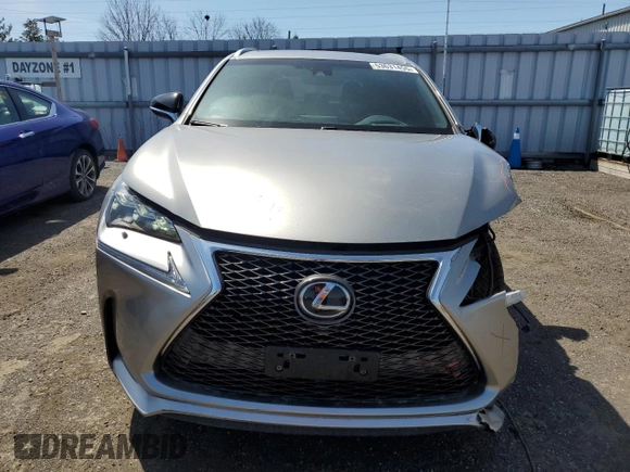 2017 Lexus NX 200t with VIN JTJBARBZ1H2126452, listed as a Copart auction lot 53631455 with 89,727 mi miles and Salvage title. Bid and sale history available at DreamBid. Image 5.