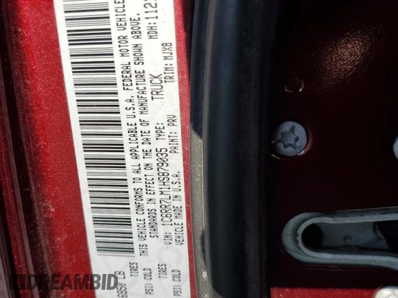2017 Ram 1500 Big Horn with VIN 1C6RR7LM1HS879035, listed as a Copart auction lot 46225275 with 111,139 mi miles and Salvage Title. Bid and sale history available at carsss.com. Image 12.