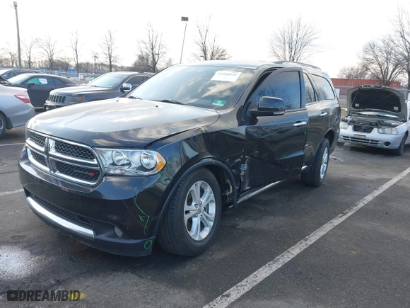 2013 Dodge Durango Crew with VIN 1C4SDJDT9DC538949, listed as a IAAI auction lot 41366816 with 75,675 mi miles. Bid and sale history available at carsss.com. Image 6.