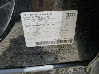 2013 Audi Q5 Premium с VIN WA1CFAFP4DA088292, выставлен на аукционе Copart как лот 52532425 с пробегом 143 825 миль миль и Чистый • Clean title. История ставок и продаж доступна на DreamBid. Изображение 13.