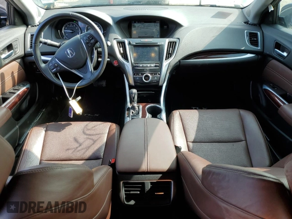 2015 Acura TLX Tech with VIN 19UUB1F59FA001849, listed as a Copart auction lot 69981883 with 59,992 mi miles. Bid and sale history available at carsss.com. Image 8.