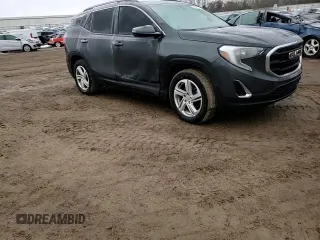 2019 GMC Terrain SLE with VIN 3GKALTEX8KL307929, listed as a Copart auction lot 45675225 with 104,694 mi miles and Clean title. Bid and sale history available at DreamBid. Image 12.