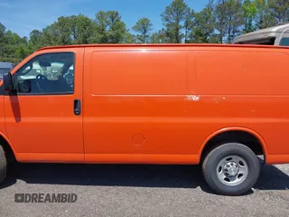 2017 Chevrolet Express Cargo Van with VIN 1GCWGAFF8H1329753, listed as a IAAI auction lot 42126110 with 187,569 mi miles. Bid and sale history available at carsss.com. Image 14.