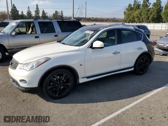 2014 Infiniti QX50 Journey with VIN JN1BJ0HP3EM210229, listed as a Copart auction lot 84120624 with 109,068 mi miles and Salvage Title. Bid and sale history available at carsss.com. Image 1.