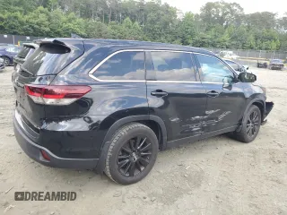 2019 Toyota Highlander SE with VIN 5TDJZRFH6KS566479, listed as a Copart auction lot 59003325 with 99,845 mi miles and Salvage title. Bid and sale history available at DreamBid. Image 3.