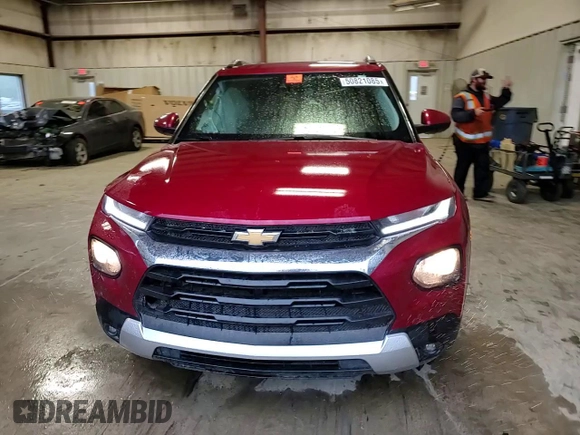 2021 Chevrolet TrailBlazer LT with VIN KL79MPS28MB118825, listed as a Copart auction lot 50821085 with 52,320 mi miles and Salvage Title. Bid and sale history available at DreamBid. Image 12.