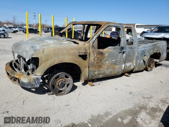 2008 Ford Super Duty F-250 SRW XL with VIN 1FTSX21R78EE09897, listed as a Copart auction lot 48553225 with 0 mi miles and Non Repairable. Bid and sale history available at carsss.com. Image 1.