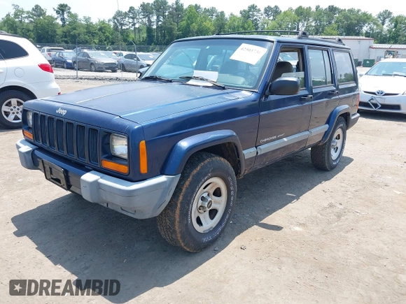 2001 Jeep Cherokee Sport with VIN 1J4FT48S01L603930, listed as a IAAI auction lot 42503730 with 149,030 mi miles and . Bid and sale history available at DreamBid. Image 2.