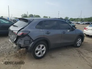 2023 Honda HR-V LX with VIN 3CZRZ2H34PM724332, listed as a Copart auction lot 59351165 with 20,700 mi miles and Salvage title. Bid and sale history available at DreamBid. Image 3.