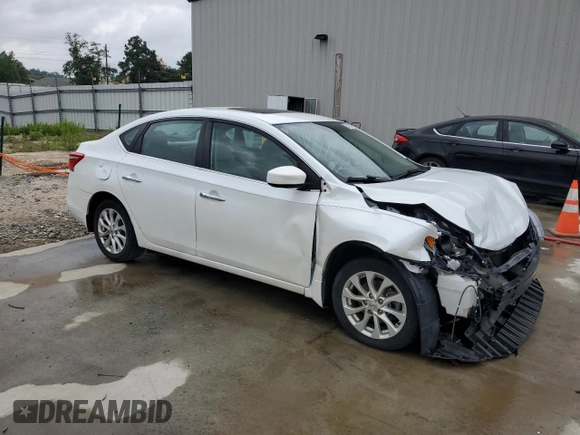 2017 Nissan Sentra SV with VIN 3N1AB7AP4HY314239, listed as a Copart auction lot 59296545 with 84,171 mi miles and Salvage title. Bid and sale history available at DreamBid. Image 4.