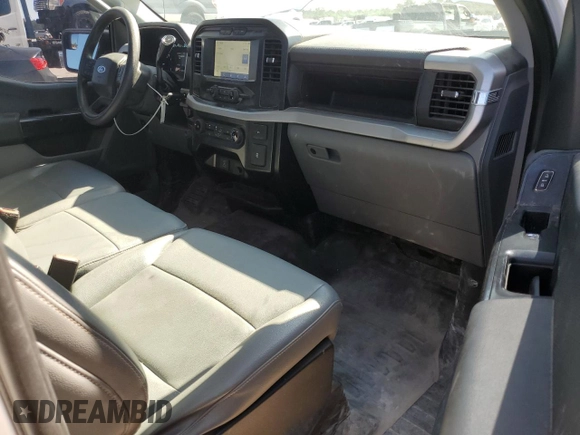2023 Ford F-150 XL with VIN 1FTMF1CB2PKF50639, listed as a Copart auction lot 56334885 with 42,790 mi miles and Salvage title. Bid and sale history available at DreamBid. Image 10.