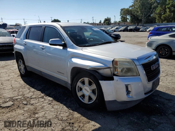 2010 GMC Terrain SLE-1 with VIN 2CTALBEW2A6239101, listed as a Copart auction lot 67800034 with 190,337 mi miles and Salvage Title. Bid and sale history available at DreamBid. Image 4.