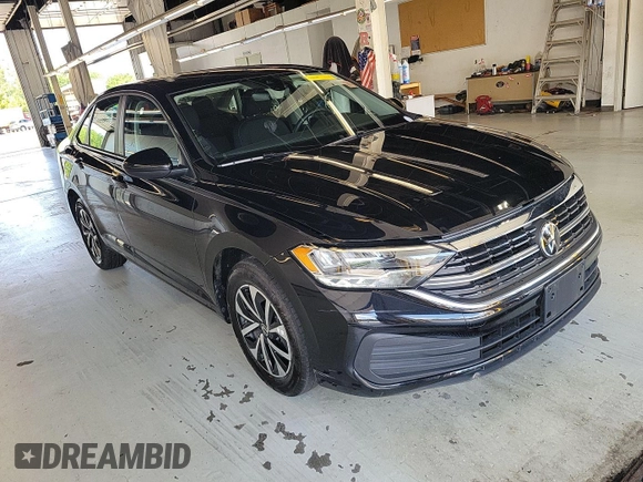 2024 Volkswagen Jetta S with VIN 3VW5M7BUXRM051063, listed as a IAAI auction lot 42850667 with 28,457 mi miles and . Bid and sale history available at DreamBid. Image 31.