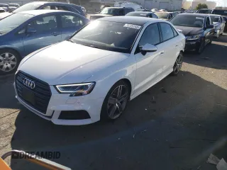 2020 Audi A3 Sedan S line Premium Plus with VIN WAUJEGFF2LA095540, listed as a Copart auction lot 75729743 with 18,852 mi miles. Bid and sale history available at carsss.com. Image 1.
