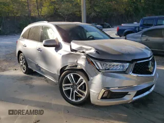 2017 Acura MDX Sport Hybrid w/Advance Pkg with VIN 5FRYD7H79HB000267, listed as a Copart auction lot 76016714 with 101,616 mi miles and Salvage Title. Bid and sale history available at carsss.com. Image 4.