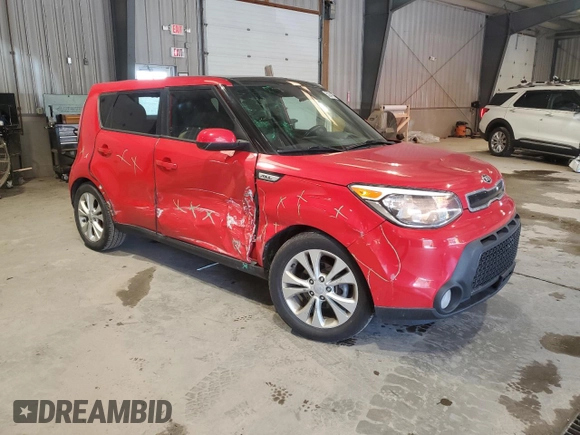2015 Kia Soul + with VIN KNDJP3A54F7769712, listed as a Copart auction lot 53341385 with 71,344 mi miles and Salvage Title. Bid and sale history available at carsss.com. Image 4.