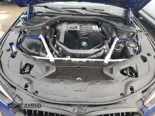 2023 BMW 8 Series 840i with VIN WBAGV2C01PCK32930, listed as a Copart auction lot 74578314 with 0 mi miles and Salvage Title. Bid and sale history available at carsss.com. Image 11.