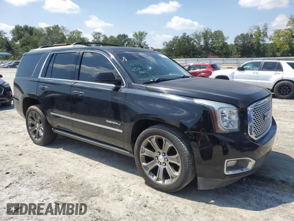 2015 GMC Yukon Denali with VIN 1GKS1CKJ6FR282196, listed as a Copart auction lot 66507573 with 194,391 mi miles. Bid and sale history available at carsss.com. Image 4.