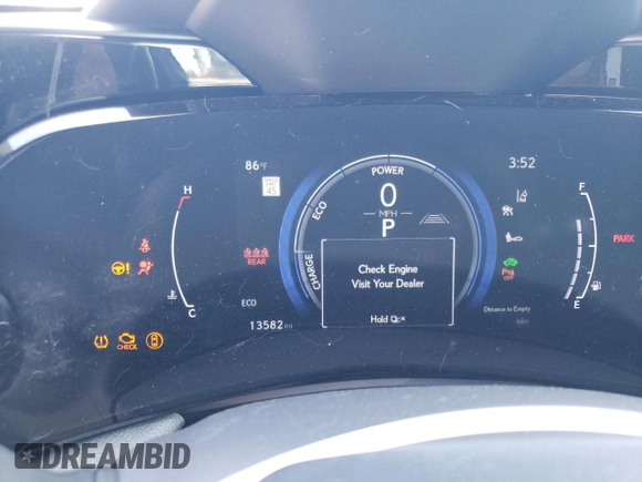 2024 Lexus NX 350h Luxury z VIN JTJHKCEZ5R2026405, wystawiony jako Copart lot #43121815 z przebiegiem 13 582 mil mil oraz Szkoda całkowita • Salvage title. Historia ofert i sprzedaży dostępna na DreamBid. Obrazek 9.