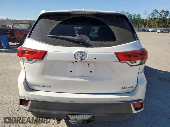 2018 Toyota Highlander Limited with VIN 5TDYZRFH3JS237171, listed as a Copart auction lot 50237545 with 107,256 mi miles and Salvage title. Bid and sale history available at DreamBid. Image 6.