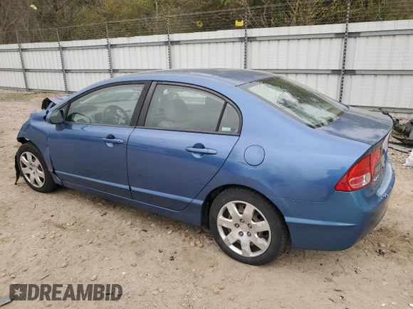 2008 Honda Civic LX with VIN 1HGFA16508L047170, listed as a Copart auction lot 51497985 with 213,230 mi miles and Clean Title. Bid and sale history available at DreamBid. Image 2.